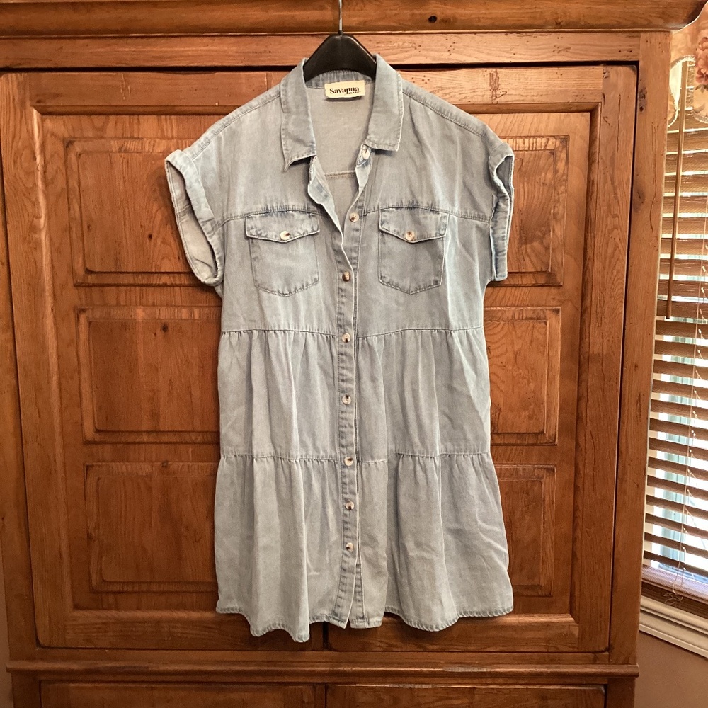 Savanna Jane. Large. (14-16) Denim dress.